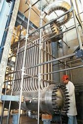 Prototipo di scambiatore di calore Ansaldo per Centrale Nucleare in prova presso SIET